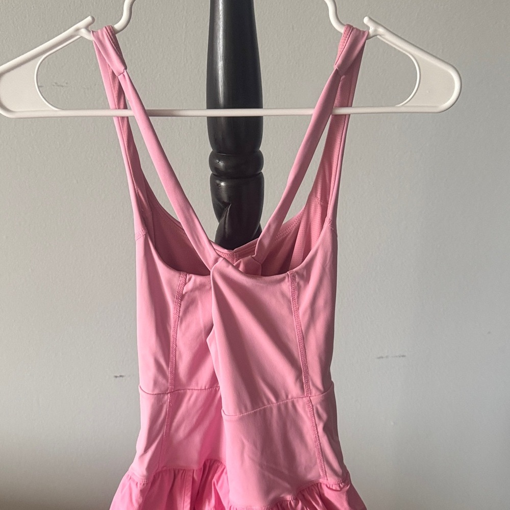 Athletic Bubblegum Pink Romper - Picture 4 of 5